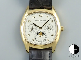 パテックフィリップ (PATEK PHILIPPE) パーペチュアルカレンダー Ref.5940J-001 シルバー文字盤 保証書あり(2013年) 箱あり ランク【B】 5940J-001