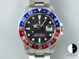 ロレックス (ROLEX) GMTマスター Ref.16750 81番 ブラック文字盤 保証書あり 箱あり ランク【B】 16750